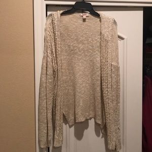 Crocheted Cardigan w/ hood